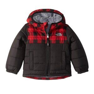 The North Face Reversible Chimborazo Jacket Black Red Plaid 12 months